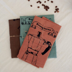 Serigrafía – Paños de cocina Cafetera