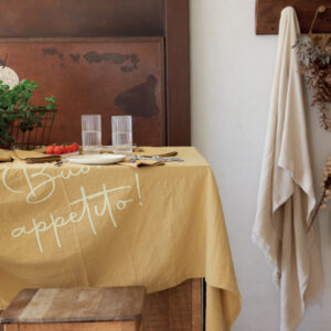 Serigrafía – Mantel tusor Buono Appetitto